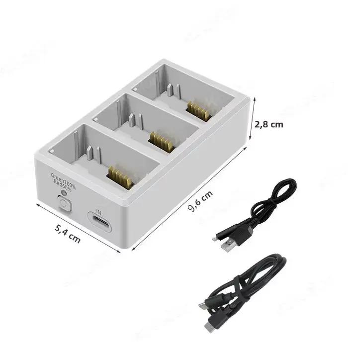 Hub de charge bidirectionnel à trois canaux pour DJI Mini 5 Pro/Mini 4