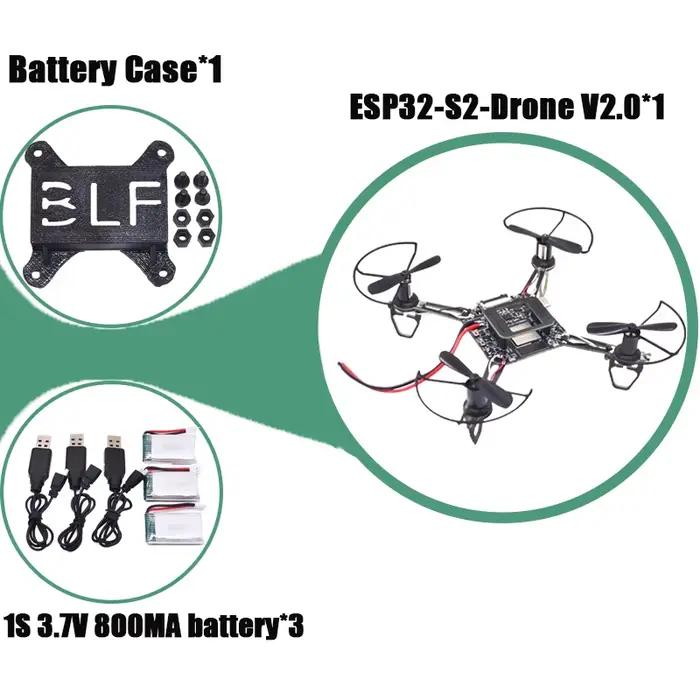 Angeltoy ESP32-Drone V2.0 contrôle de vol quadrirotor Open Source ESP-Drone Drone modèle Wifi télécommande Crazyflie