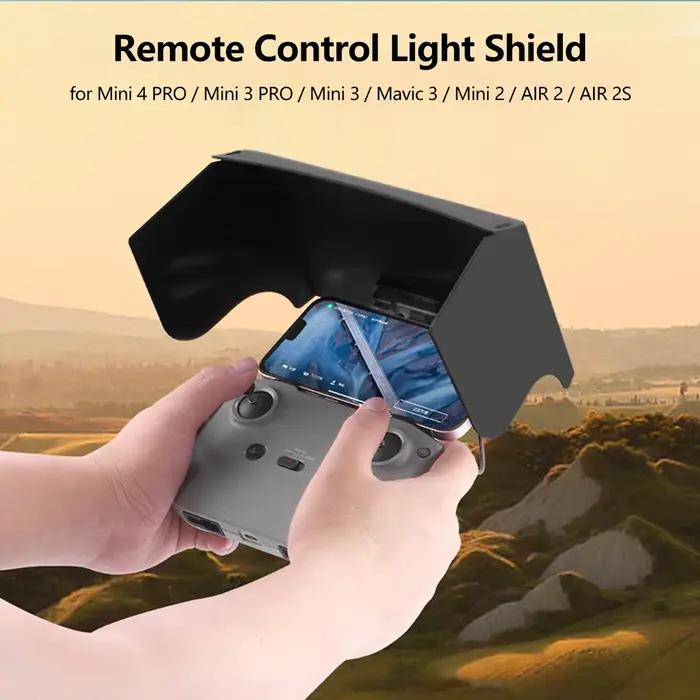 Pare-soleil pliable pour télécommande DJI RC-N1 protection contre l'éblouissement pour Mini 4 Pro Mini 3 Pro accessoire de drone pour vols en plein air occaions spéciales
