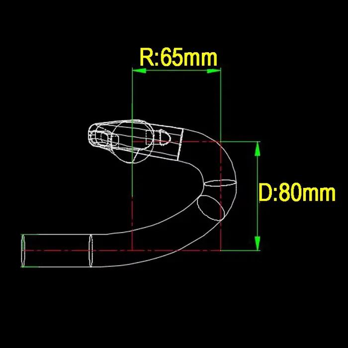 Guidon de vélo de route en gravier de carbone, câblage entièrement caché, ultraléger mat, grande barre évasée, 340mm, 380mm, 420mm, 460mm, fibre P