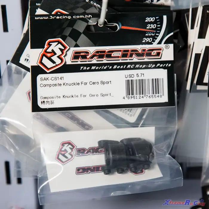 3 pièces de course SAK-CS141 tasse de direction pour CERO SPORT 1/10 RC Touring voiture accessoires d'origine