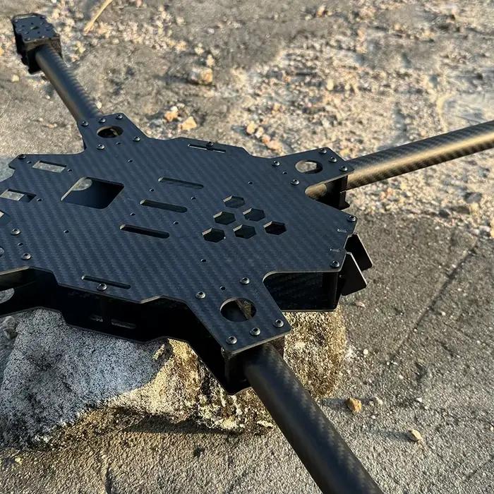 Drone FPV 15 pouces en fibre de carbone robuste pour quadrirotor 4 axes longue portée et charge utile occassions spéciales
