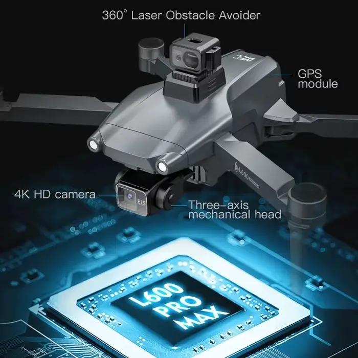 Drone GPS professionnel L600 PRO MAX 4K