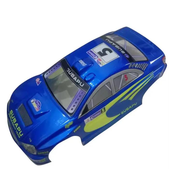 Coque de carrosserie peinte en bleu + noir