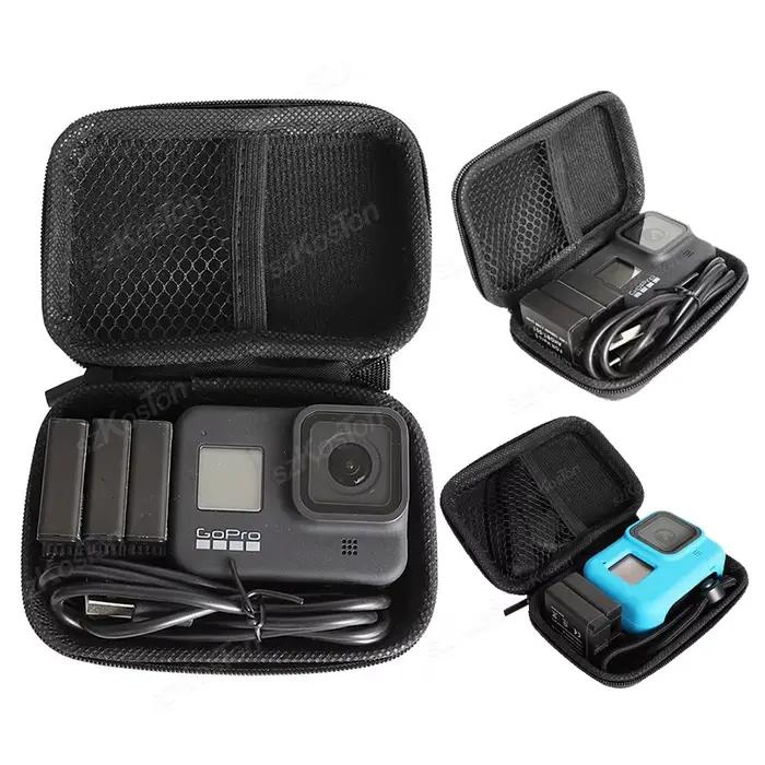 Mini sac de rangement pour Go Pro Hero 13 12 11 10 9 8 7 6 SJCAM AKASO DJI Osmo 360 Action 6 5 Pro 4 3