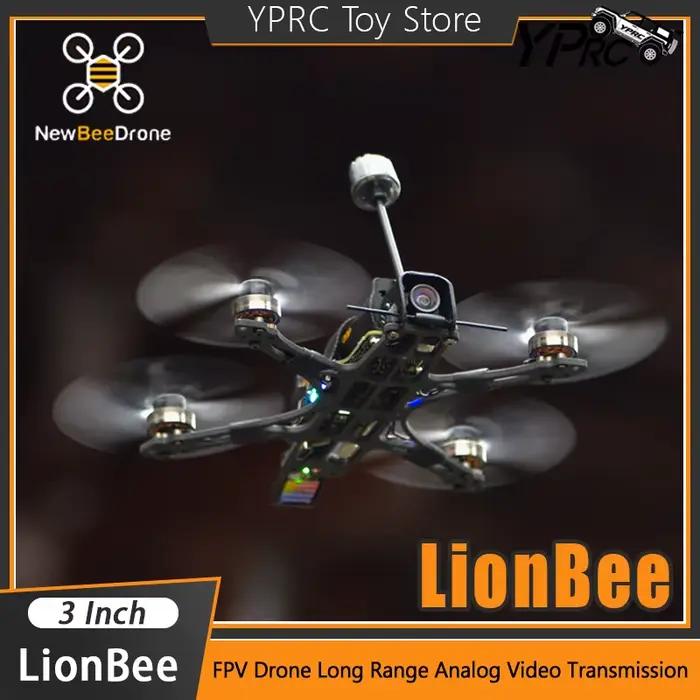 Nouveau Drone FPV RC LionBee 3 pouces AT32F435 avec Kit Vidéo Analogique Longue Portée et Moteur 1202 11420KV pour Quadricoptère RC