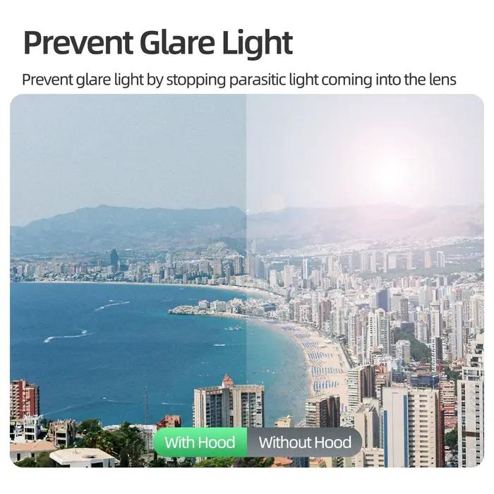 Pare-soleil d'objectif anti-éblouissement pour DJI MINI 5 PRO avec couvercle de protection à cardan pour drones occasions spéciales et captures de qualité