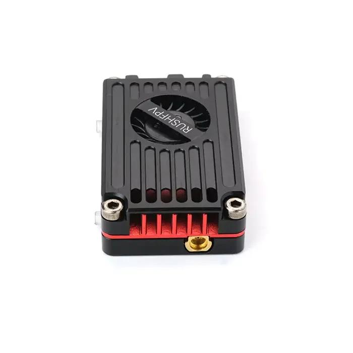 RUSHFPV RUSH MAX SOLO 5.8GHz 2.5W haute puissance 48CH VTX CNC coque ventilateur de refroidissement intégré pour Drone de course longue portée RC FPV