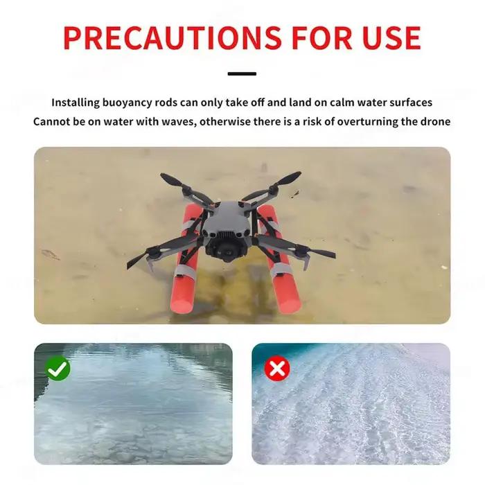 Train d'atterrissage flottant à l'eau pour Drone DJI Mini 5 Pro