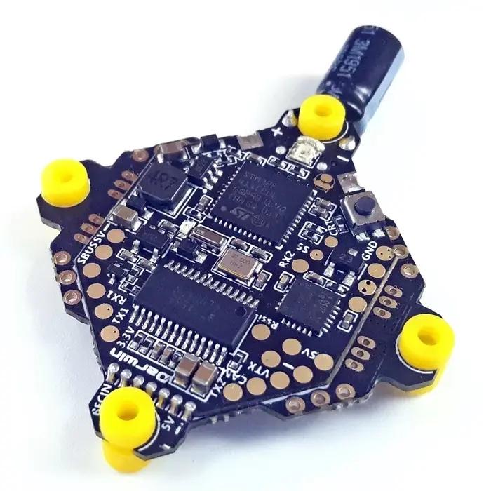 Contrôleur de vol DarwinFPV F411 AIO Whoop Blheli_S Betaflight F4 15A OSD BEC BL_S 1-3S ESC 4-en-1 pour drone FPV de course