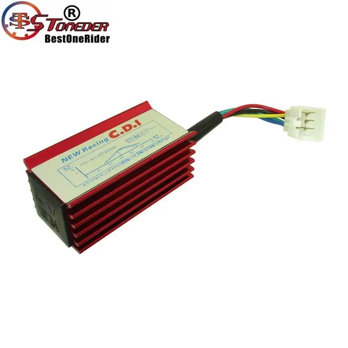 STONEDER-Boîte rouge à 5 broches de course AC VILLE CDI, pour CRF50 TTR Poly SSR YCF 50cc 90cc 110cc 125cc agglomcc 150cc 160cc Pit D343 Bike