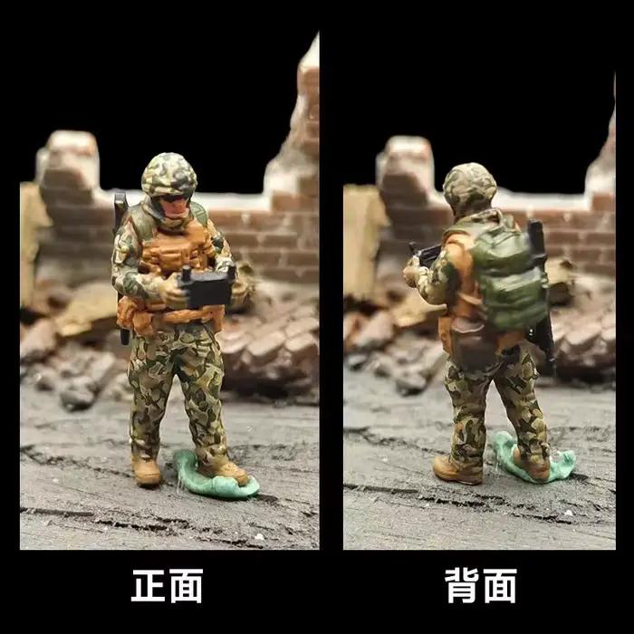 Nouveau modèle militaire de drone 1/72 pour équipe de soldats