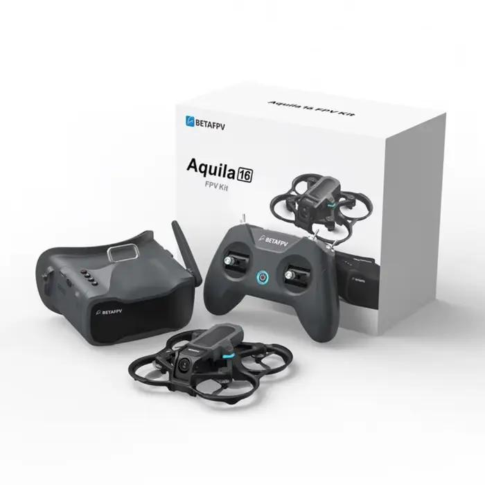 Kit de drone FPV BETAFPV Aquila16 1S Brushless RTF avec lunettes VR03