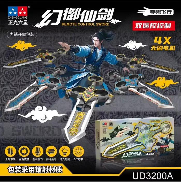 Drone épée volante RC pour adultes, 3 vitesses télécommandées, flips à 360°, résistance aux chutes, occasions spéciales pour hommes adolescents et adultes