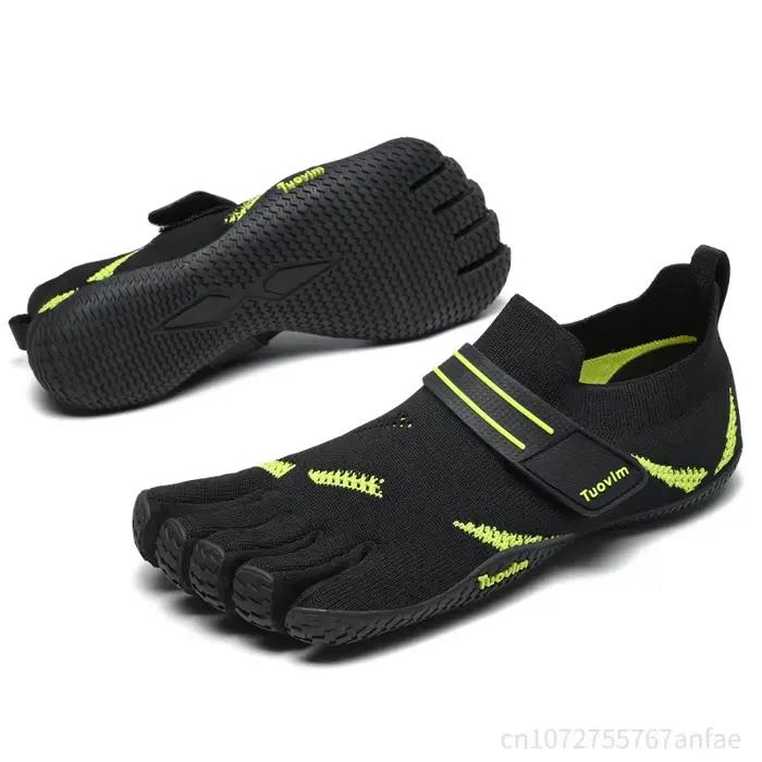 Chaussures à cinq orteils pour hommes et femmes, chaussures de randonnée professionnelles, chaussures de yoga d'intérieur, chaussures de fitness antidérapantes de style pieds nus pour hommes, chaussur