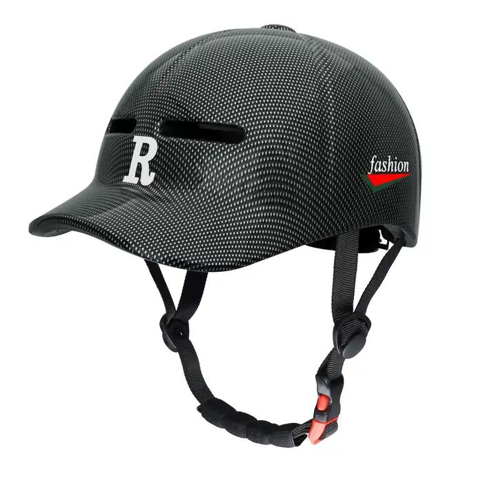 Casquette une pièce pour vélo récréatif, casque quatre saisons, Skateboard, patinage à roulettes, casquette de Baseball pour moto