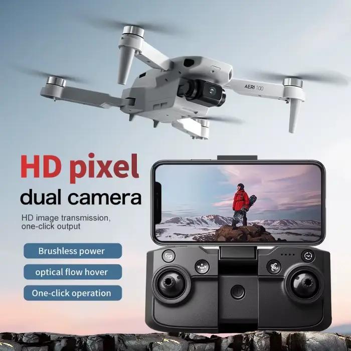 Mini drone professionnel Aeri100 avec caméra HD 4K, WIFI FPV, lunettes VR, photographie aérienne RC, quadricoptère télécommandé pliable, jouets