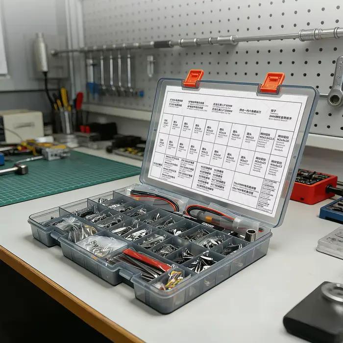 Kit de réparation multifonctionnel GEPRC FPV, avec vis/écrous/connecteurs/câbles, outils pour l'entretien des drones FPV