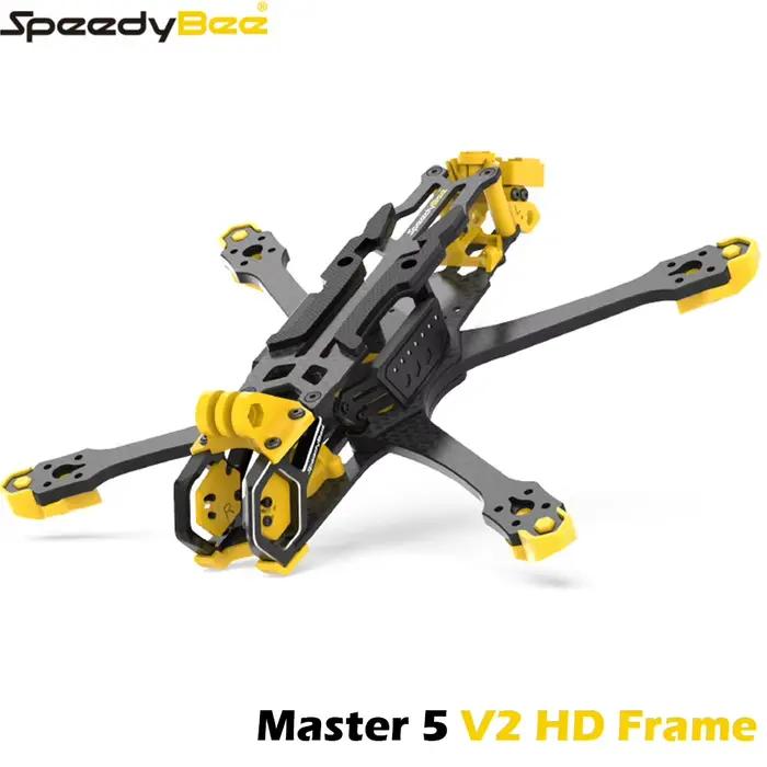 Kit de châssis de drone SpeedyBee Master 5 V2 5 pouces 130 ° FOV pour unité aérienne analogique/O3 VTX/Link RC FPV