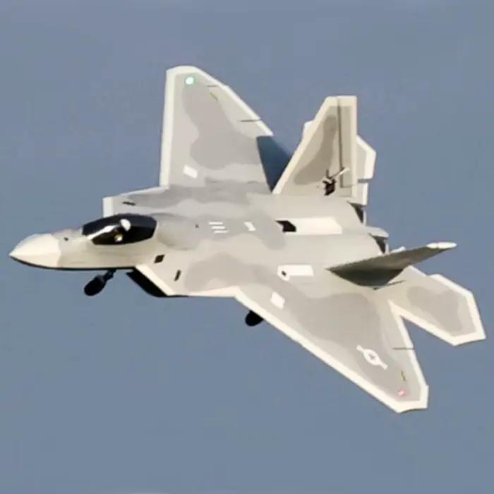 F-22 Raptor 64mm 12 pales RC EDF Jet Version PNP /KIT avec servos/ KIT sans