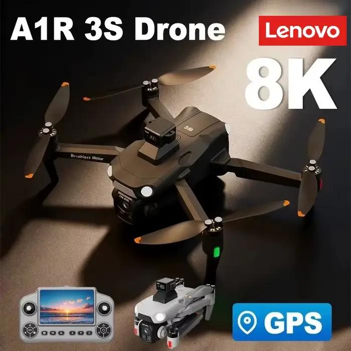 Drone GPS Lenovo A1R 3S 8K Professionnel avec Moteur Brushless