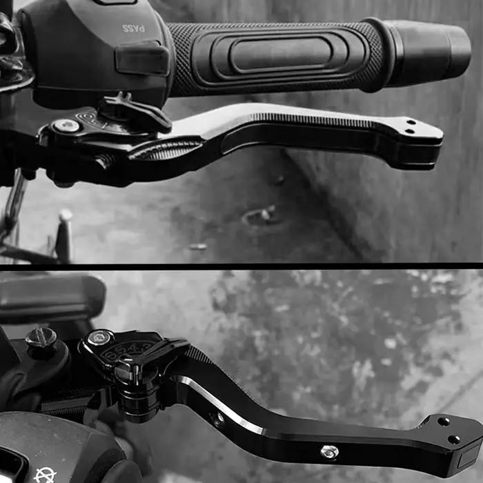 Levier de Frein et d'Embrayage Réglable avec Logo AK550 pour KYMCO AK 550, 2017-2022, 2021, Accessoires de Moto 3D CNC de Haute Qualité, Nouveauté