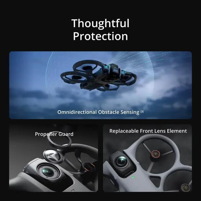 Avata 360 (Drone uniquement) Imagerie haut de gamme 1 pouce Vidéo HDR 8K/60fps