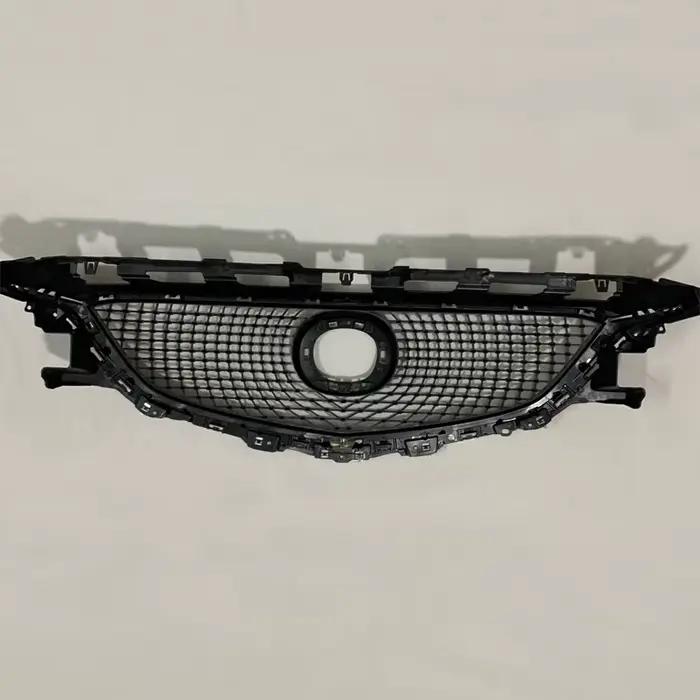 Grille de calandre de course pour Mazda 6 Atenza GJ GL 2014 2015 2016, grille avant ABS diamantée, grille de pare-chocs supérieure, grille de radiateur