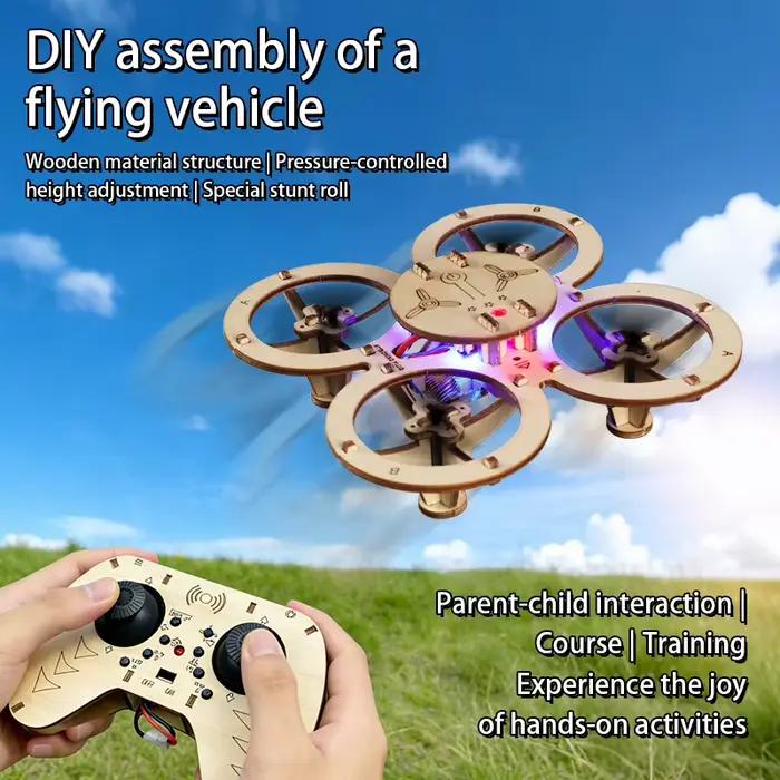 Kit de drone en bois à assembler soi-même