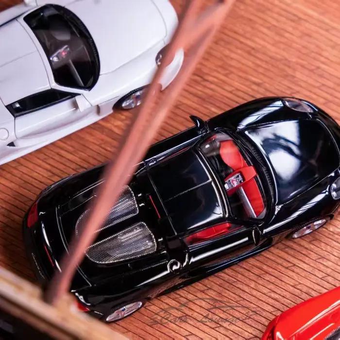 Cars' Lounge CL 1:64 Carrera GT MGT Modèle de voiture en résine Modèle de collection en stock