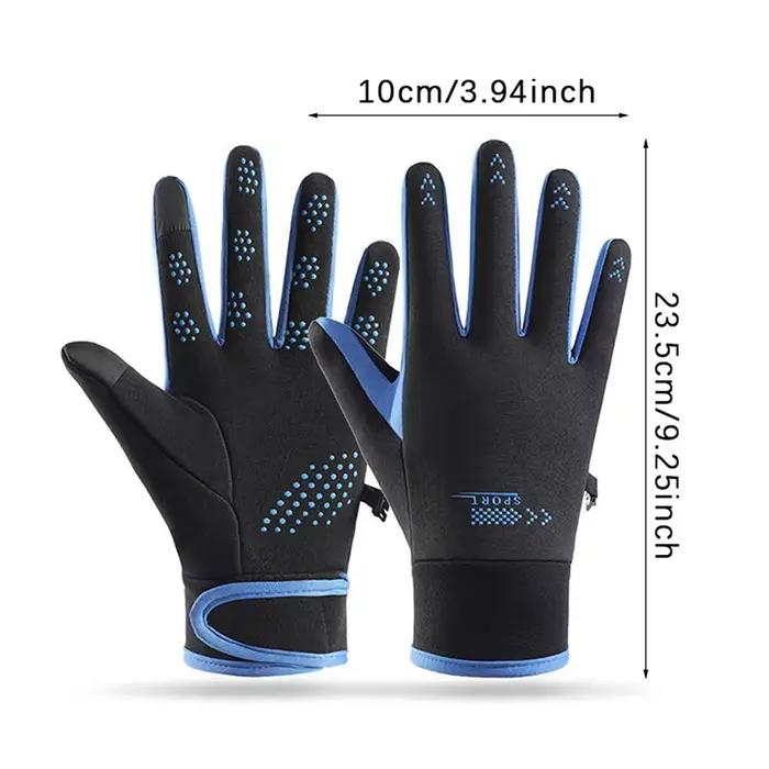 Gants de moto, équipement de protection, gants de course antidérapants, imperméables, coupe-vent, compatibles avec les écrans tactiles, gants chauds d'hiver à doigts entiers