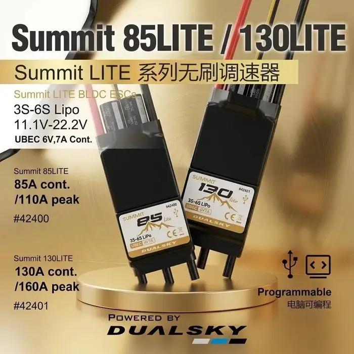 DUALSKY SUMMIT 85/130LITE 85A/130A  3S-6S