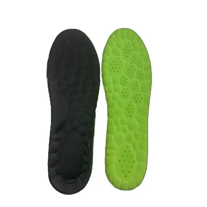 Semelles intérieures sport 4D super douces pour chaussures, coussinets d'absorption des chocs pour les pieds, soutien de la voûte plantaire, inserts orthopédiques pour baskets