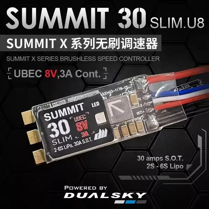 DUALSKY SUMMIT 30 30A 2S-6S ESC avec UBEC adapté au régulateur électronique multi-rotor à voilure fixe