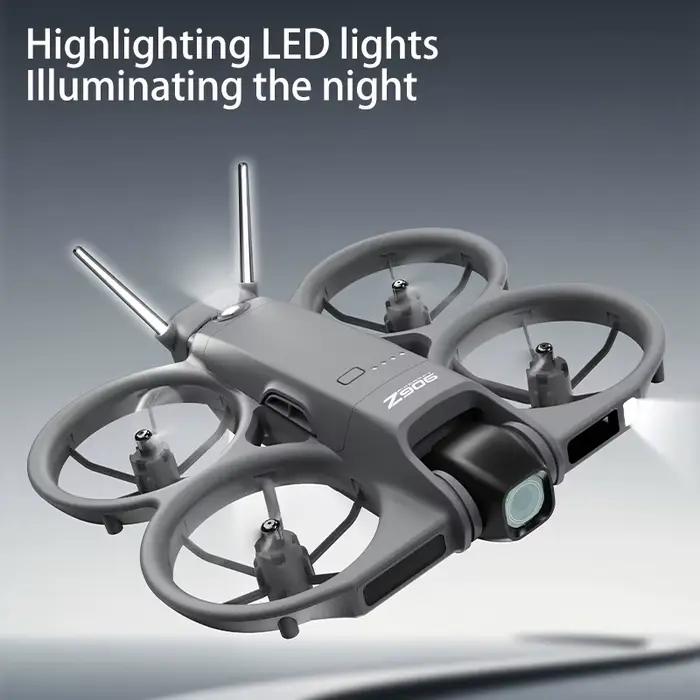 Nouveau drone FPV miniature Z906 avec télécommande à grand écran 180 ° Caméra 4K à réglage électrique avec évitement