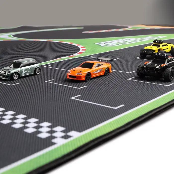 Tapis en caoutchouc Portable Turbo Racing 50x95cm 160x90cm 120x80cm 180x80CM 1:76 RC Mini accessoire de course sur
