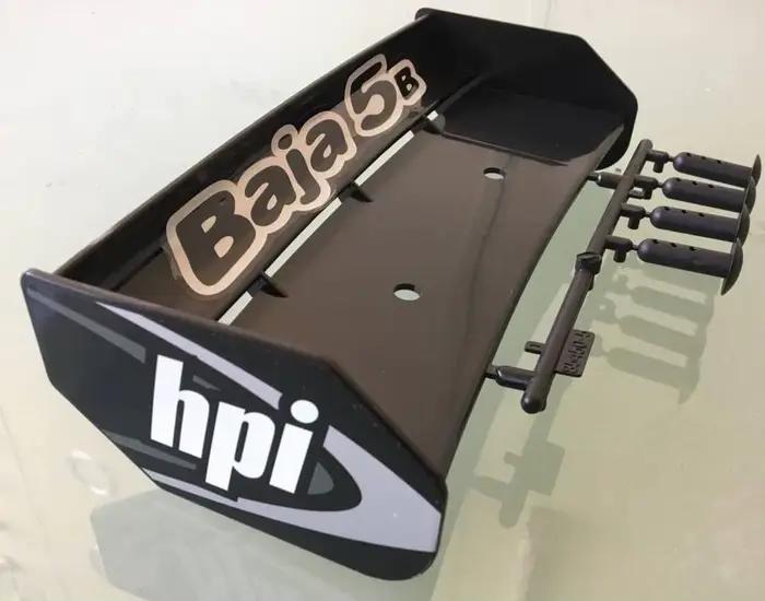 Aile arrière en plastique kingtair pour voiture de course HPI 1/5 RC modèle 1/5 5B 85450-5 pièces et accessoires de mise à niveau augmentation de performance et style