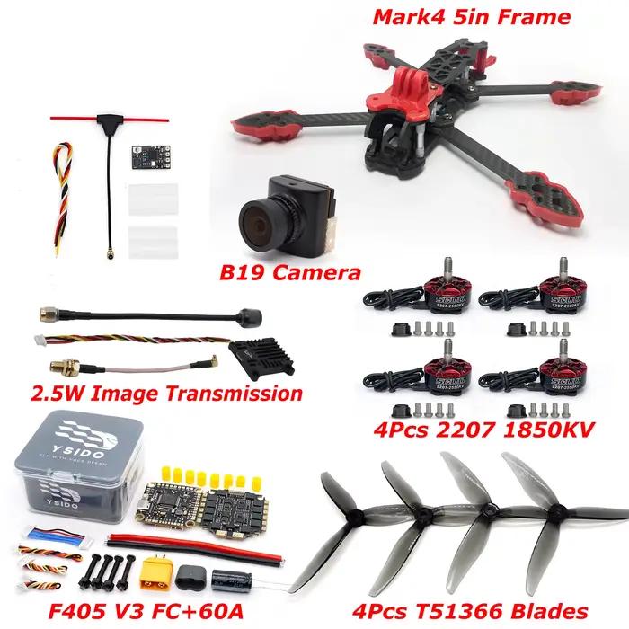 Kit de cadre de drone de course FPV RC 225 mm 5 pouces