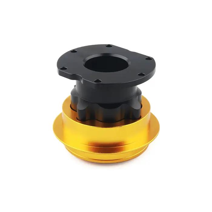 Accessoire de volant en aluminium pour bases de roue Fanatec avec mécanisme QR2 pour simulateurs de course et jeux de course occasionnels