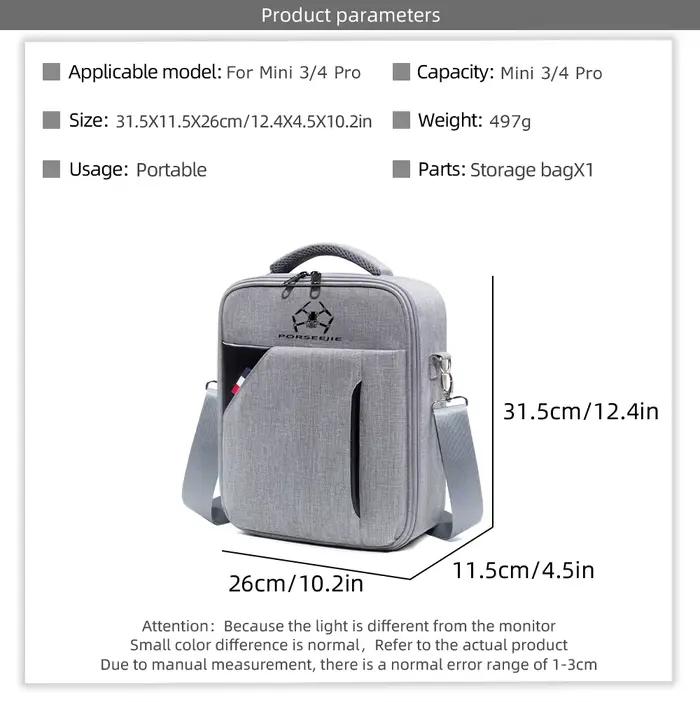 Sac à bandoulière portable mini 4 compartiments