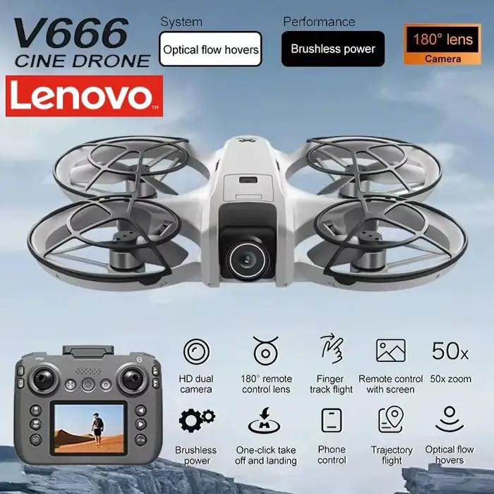 Drone professionnel Lenovo MINI V666 4K WIFI 5G avec évitement d'obstacles