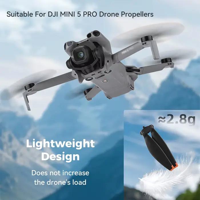 Hélices de drone à faible bruit pour DJI Mini 5