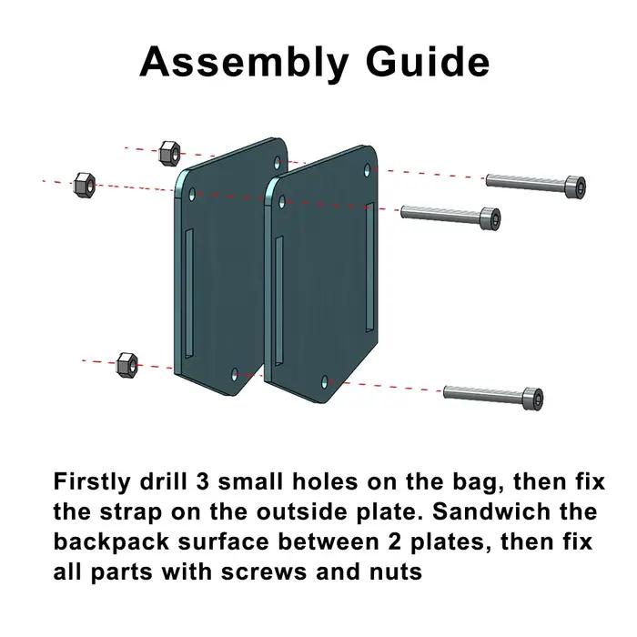 1 ensemble de sac à dos pour Drone