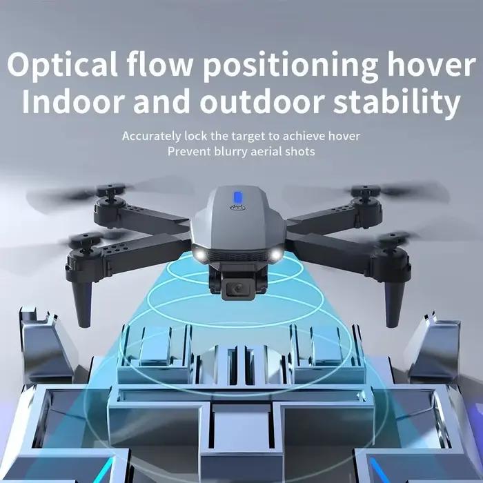 Drone RC professionnel E88 à grand angle avec caméra HD 4K