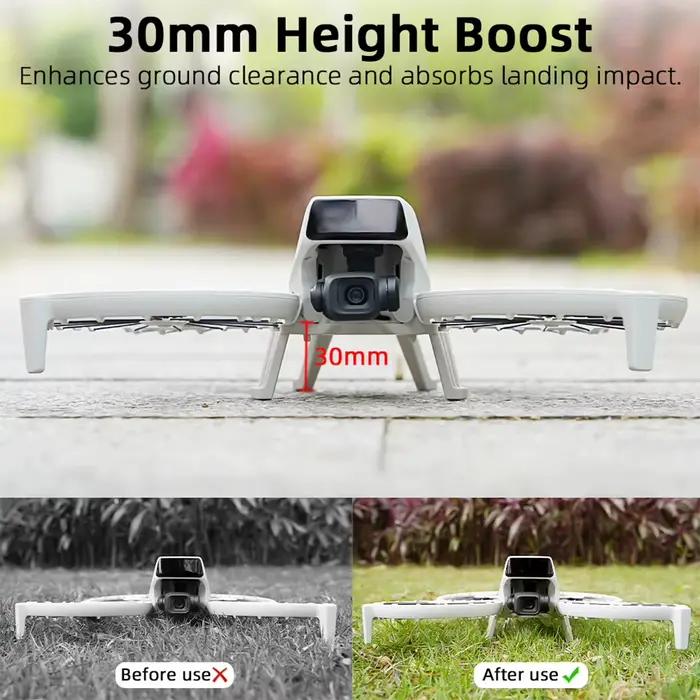 Kit d'extension de train d'atterrissage en plastique pour drone