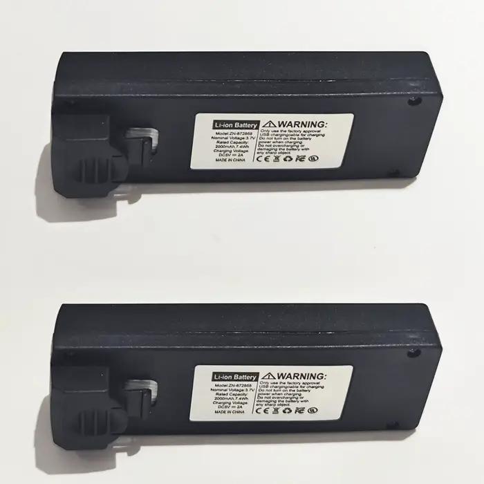 LYZRC nouveaux Drones L106-Pro Drone pliable GPS évitement d'obstacles RC quadrirotor batterie au Lithium d'origine 3.7 V 2000 mAh 1/2/3 pièces