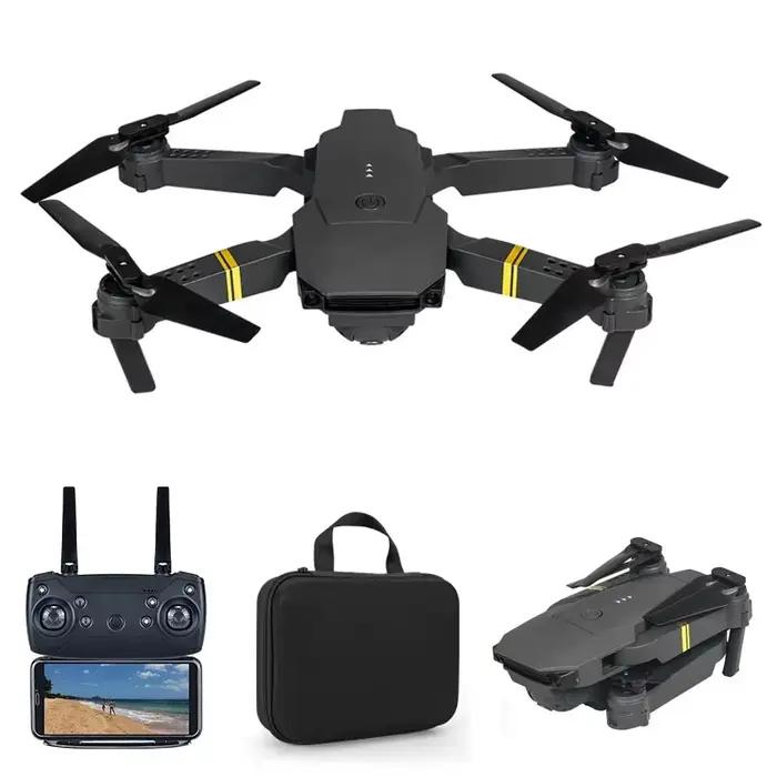 Drone 4K Eachine E58 avec Caméra Grand Angle, Contrôle Wi-Fi FPV, Bras Pliable, Télécommande Incluse, Idéal pour Vues Panoramiques Extérieures et Intérieures