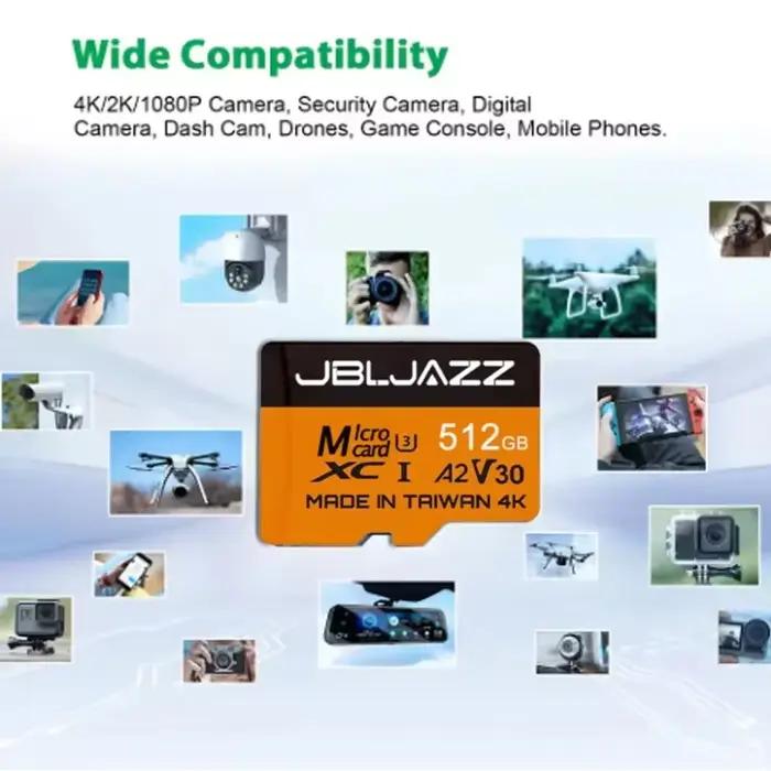 Carte Micro SD U3 Classe 10