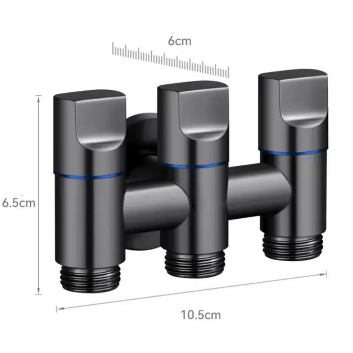 Valve d'angle à 3 voies, technologie avancée pour un contrôle Stable du débit d'eau avec la vanne de dérivation multifonctionnelle à trois voies