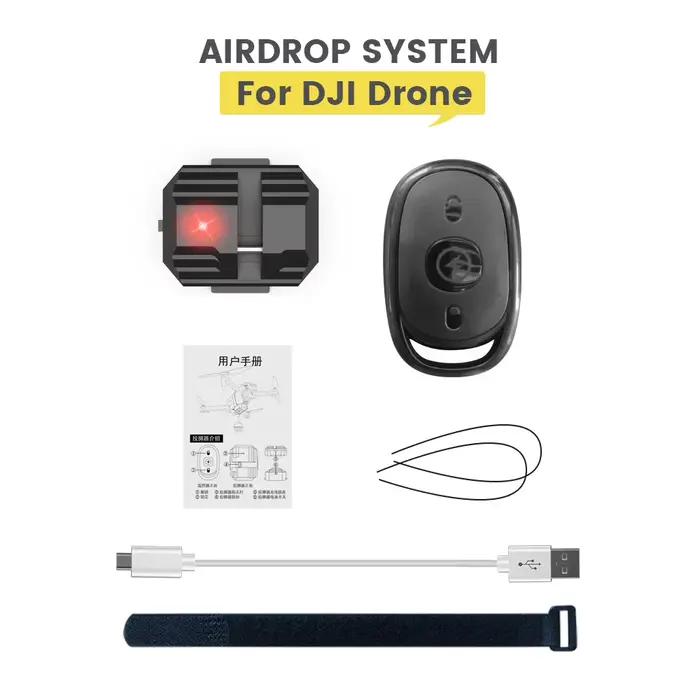 Système de largage universel pour drone BEHORSE compatible avec DJI Mini 5 Pro Mini 4 Pro Mini 4k Mini 3 Pro Mini 3 Mini 2 Air 3S Air 2S Avata 360 Avata 2 Mavic 3 Mavic 2 Mavic Pro Lito x1 Lito 1 pour largage facile et créatif
